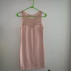 F21 Pink fitted dress
